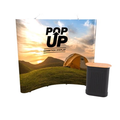 3x3 Curved Pop-Up