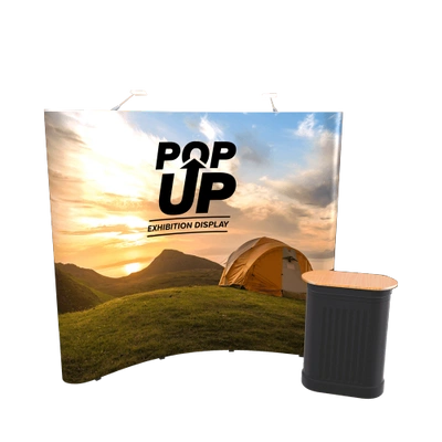 3x3 Curved Pop Up