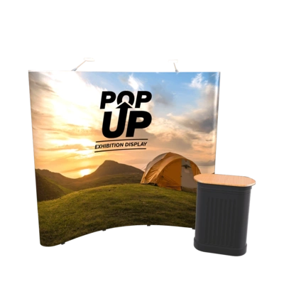 3x3 Curved Pop Up