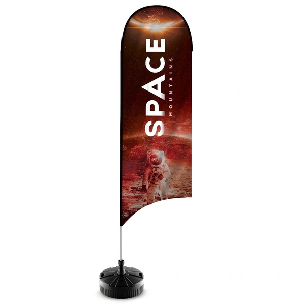 Curve Teardrop Flag
