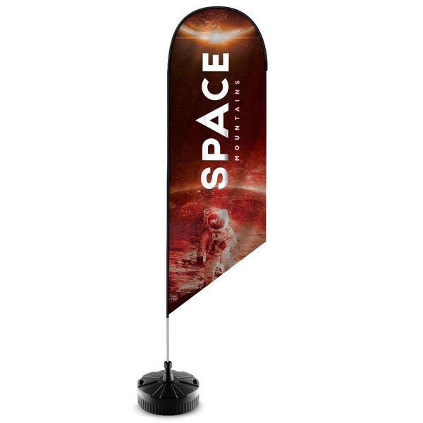 Square Teardrop Flag